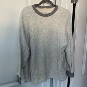 Madewell Two Tone Grey Sweatshirt Sz M